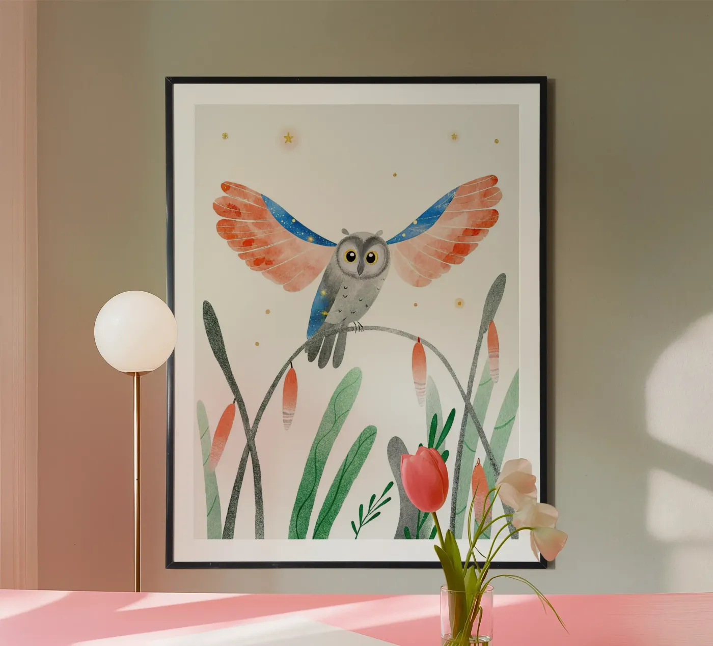 Owl poster da 🐹 BABY ART PRINTS