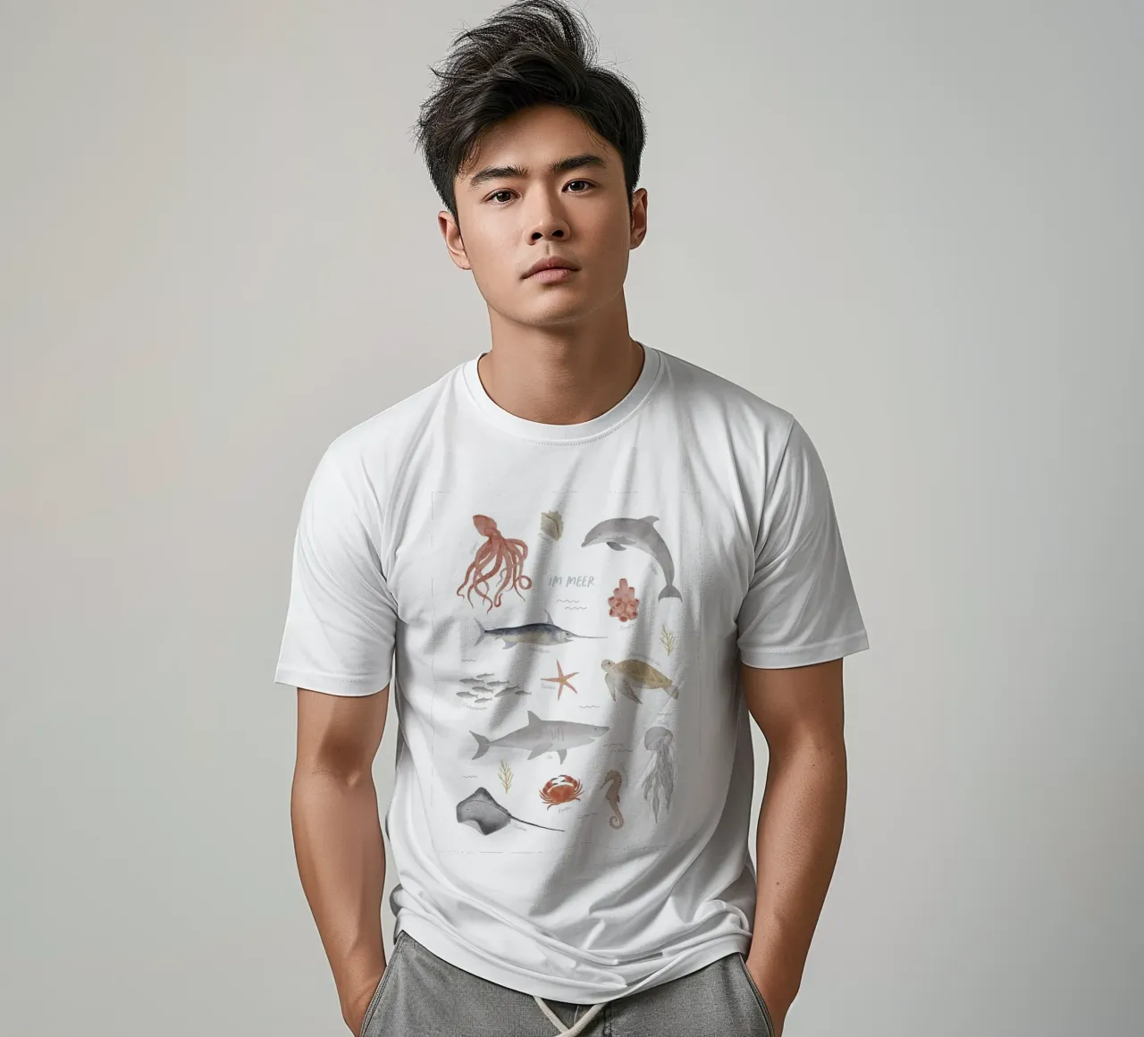 Im Meer t-shirt da herzundpapier