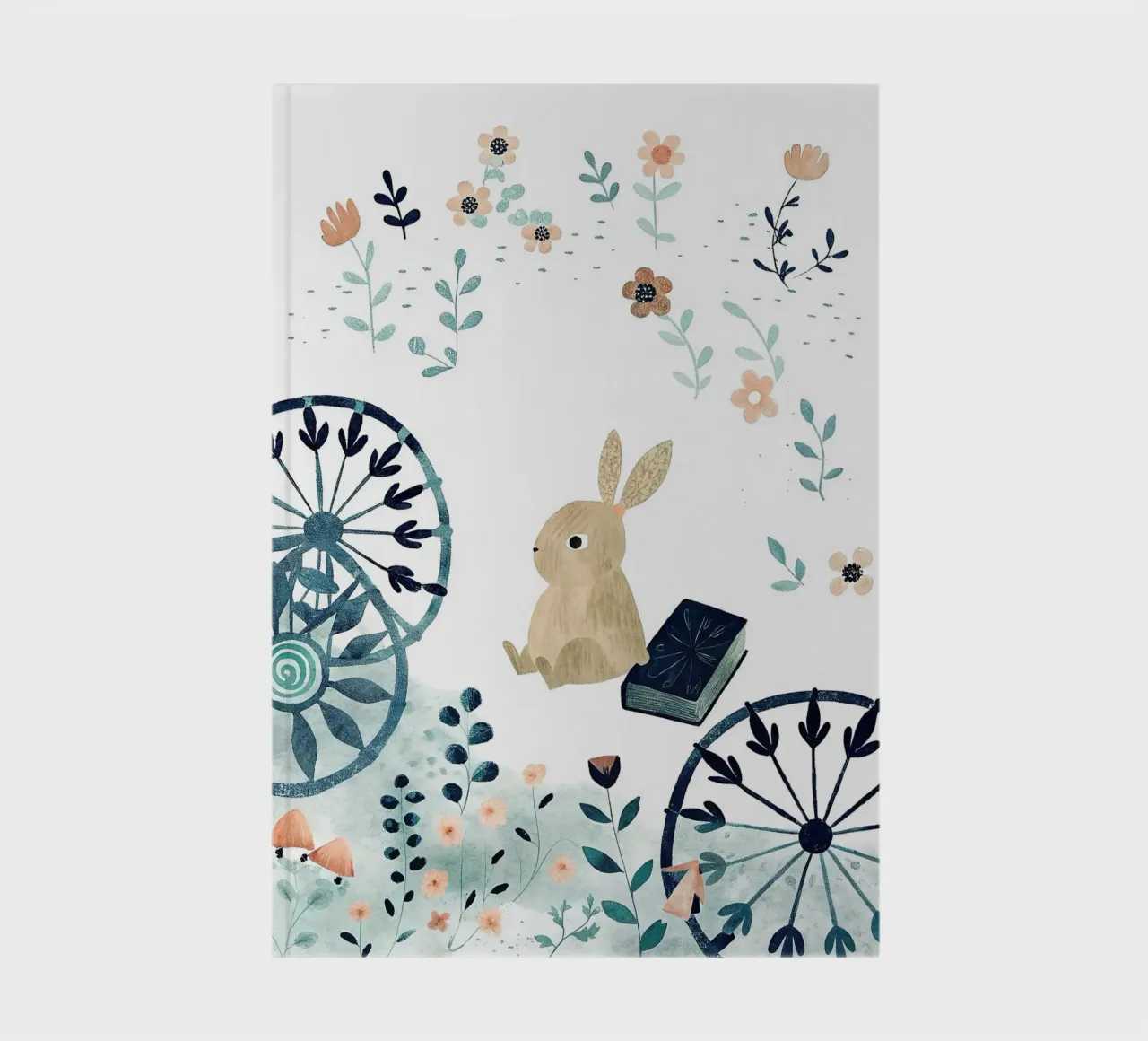 le lapin de lecture carnet de notes de 🐹 BABY ART PRINTS