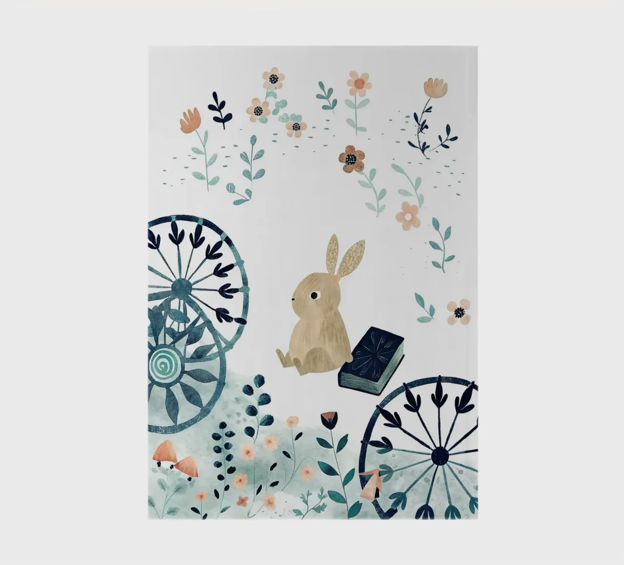 le lapin de lecture carnet de notes de 🐹 BABY ART PRINTS