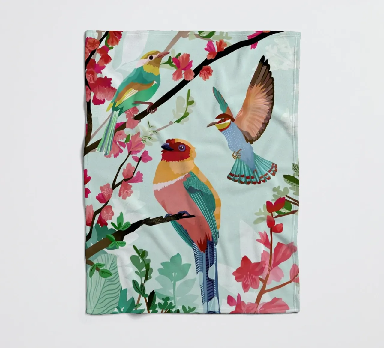 Birds Of Summer coperta in pile da Goed Blauw