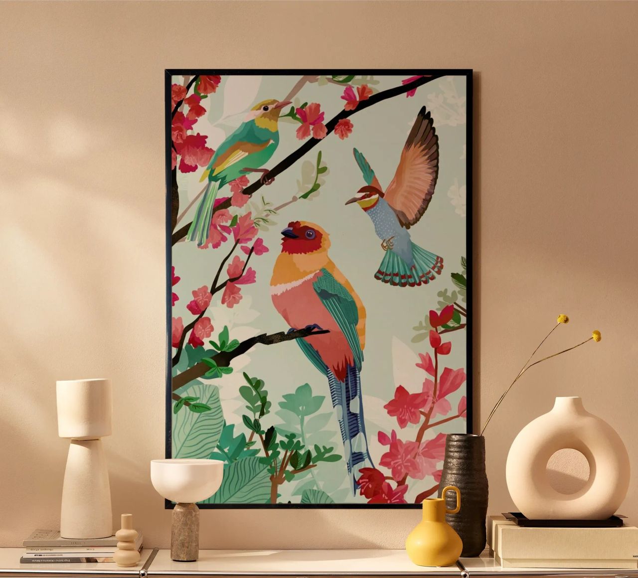 Birds Of Summer poster by Goed Blauw