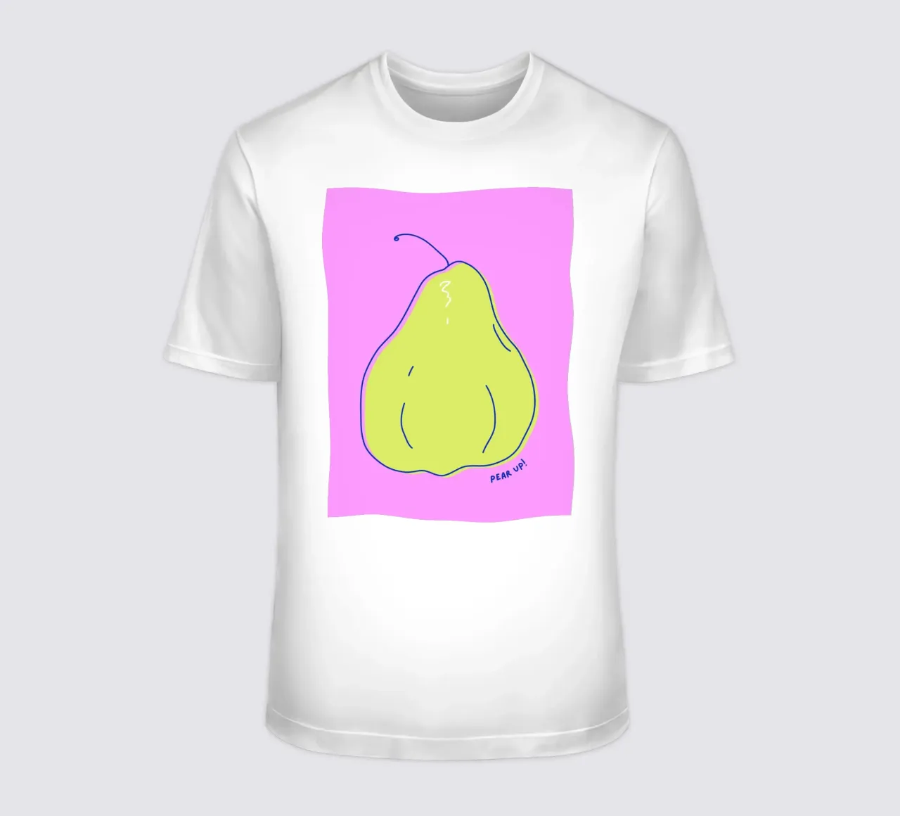Pear up! - Grafische Birne in Knallfarben camiseta de Ohkimiko