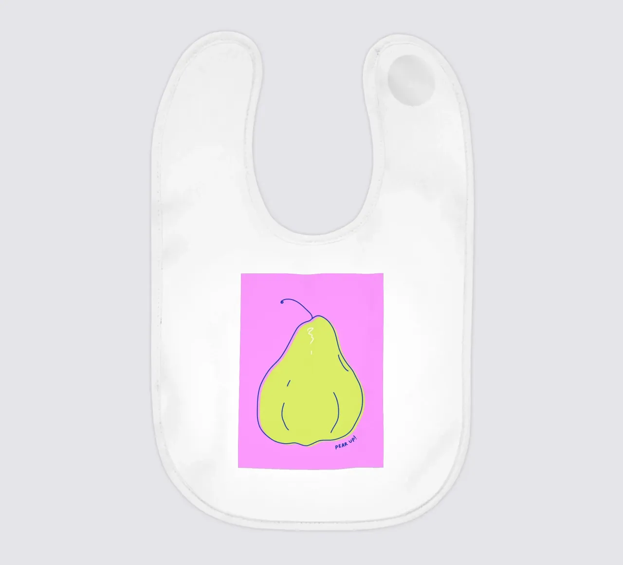 Pear up! - Grafische Birne in Knallfarben bavaglino da Ohkimiko
