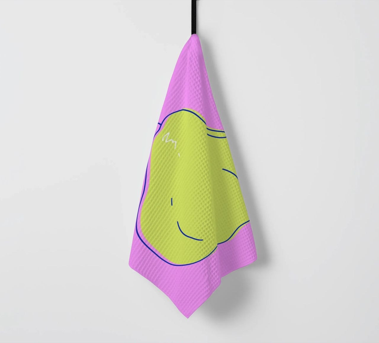 Pear up! - Grafische Birne in Knallfarben canovaccio da cucina da Ohkimiko