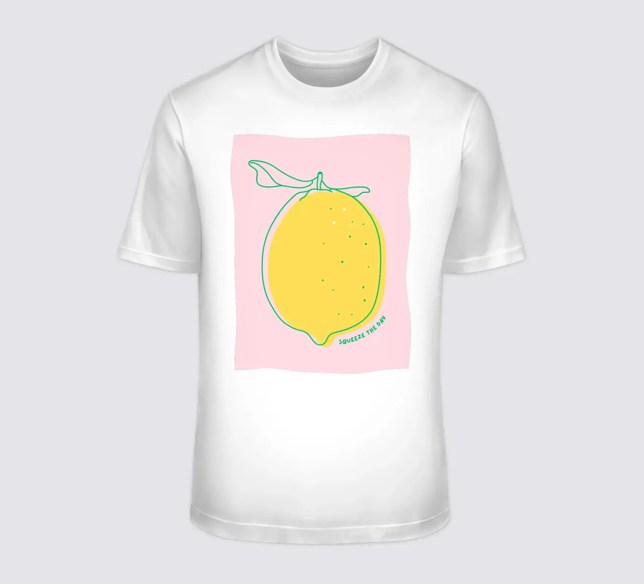 Squeeze the day - Grafische Zitrone T-Shirt von Ohkimiko