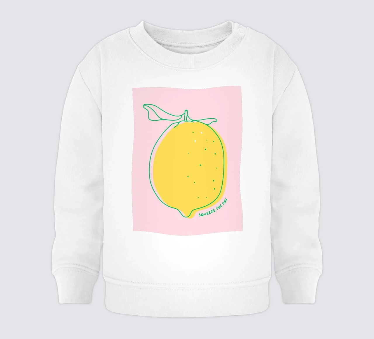 Squeeze the day - Grafische Zitrone felpa neonato da Ohkimiko