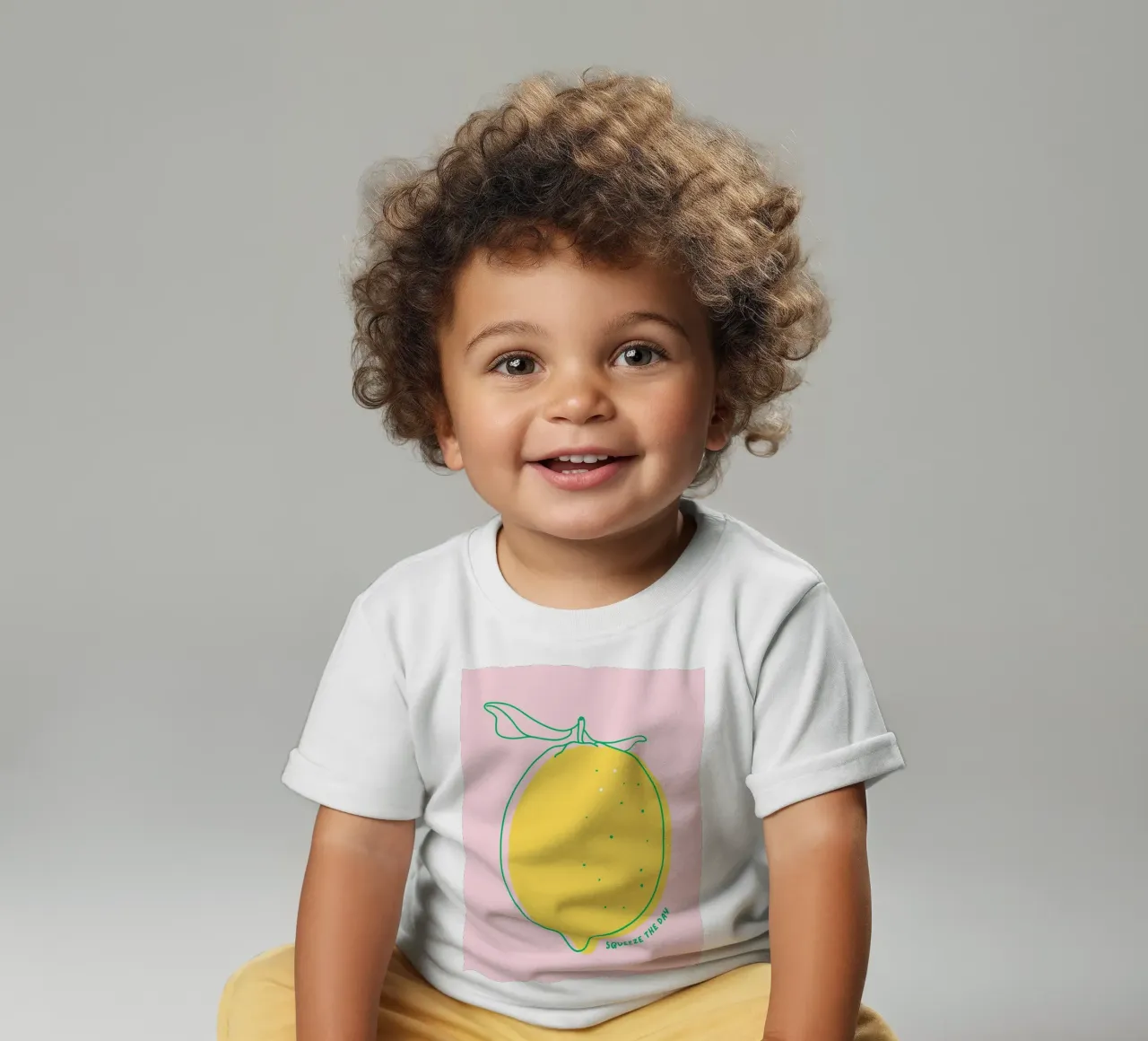 Squeeze the day - Grafische Zitrone camiseta de bebé de Ohkimiko