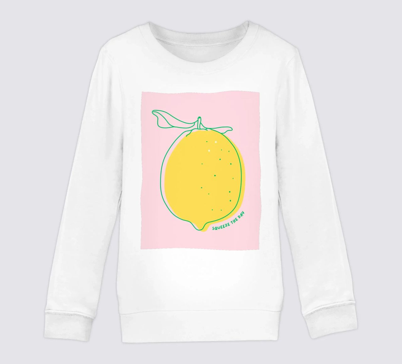 Squeeze the day - Grafische Zitrone felpa bambino da Ohkimiko