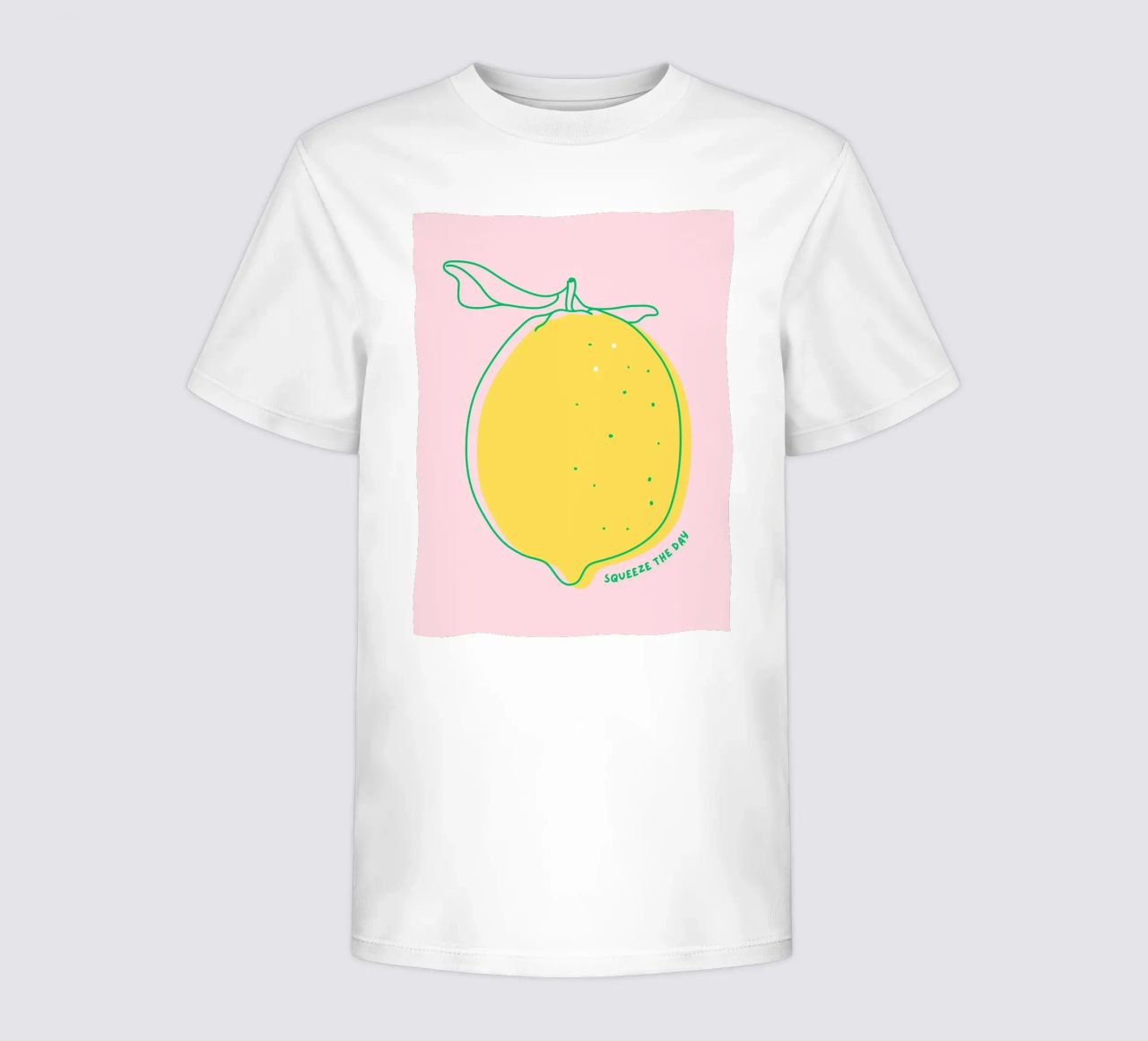 Squeeze the day - Grafische Zitrone t-shirt bambini da Ohkimiko