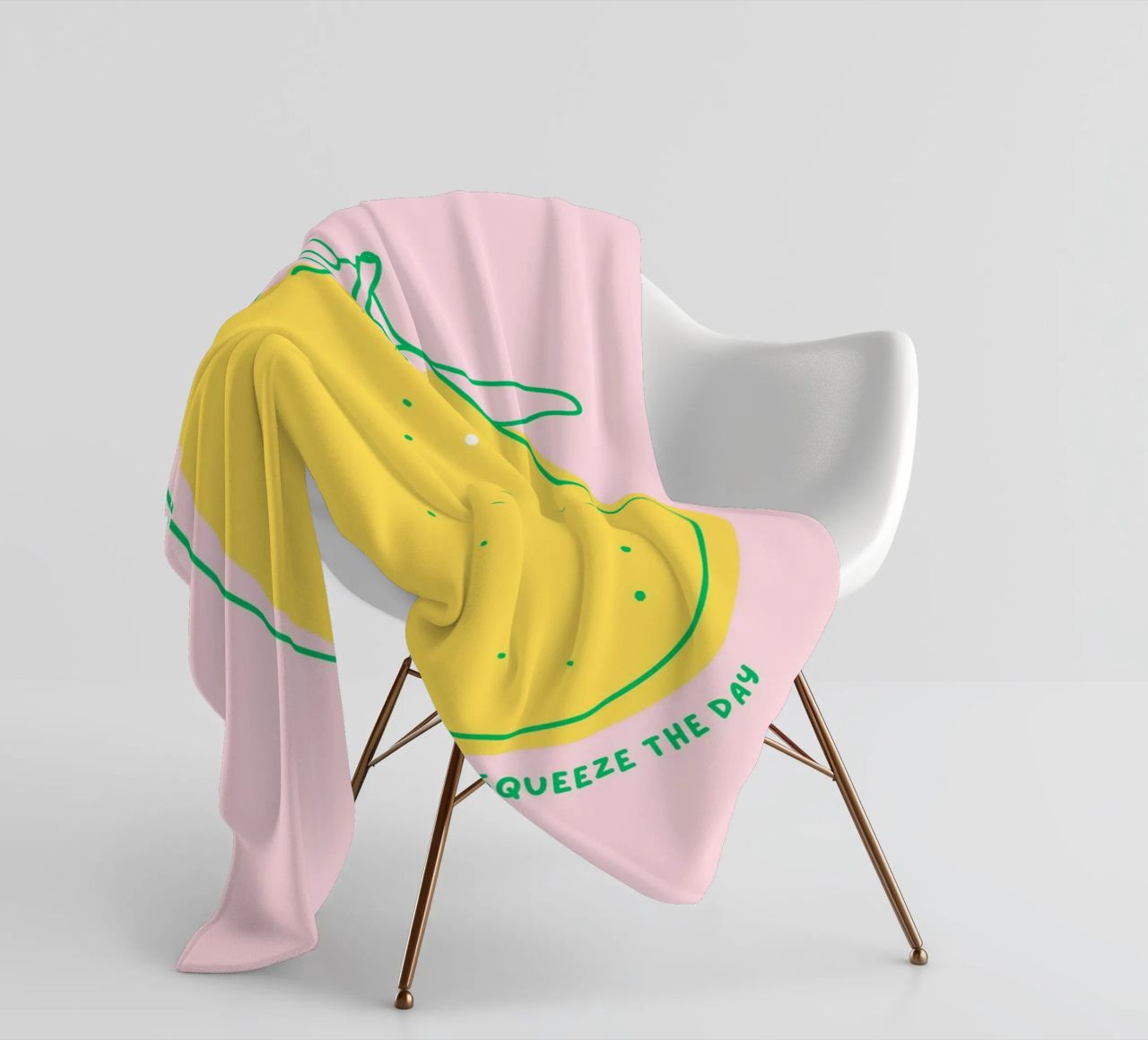 Squeeze the day - Grafische Zitrone coperta in pile da Ohkimiko