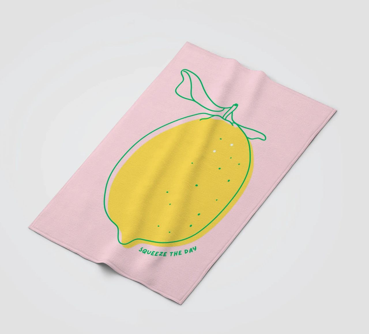 Squeeze the day - Grafische Zitrone coperta in pile da Ohkimiko