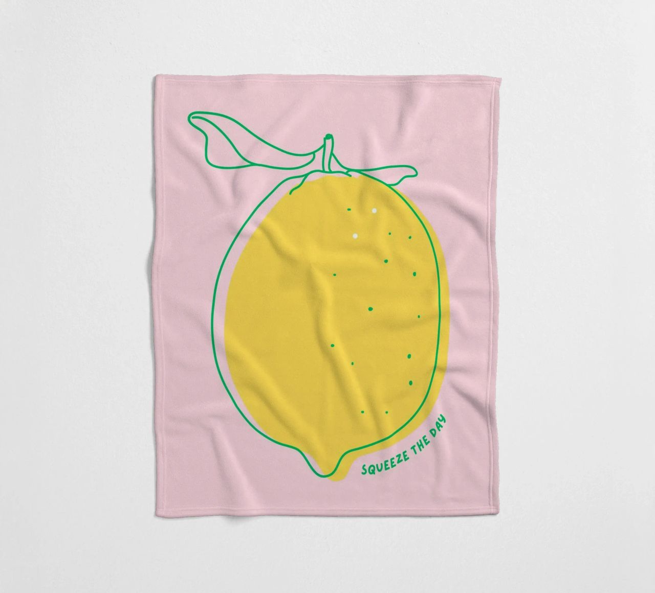 Squeeze the day - Grafische Zitrone coperta in pile da Ohkimiko