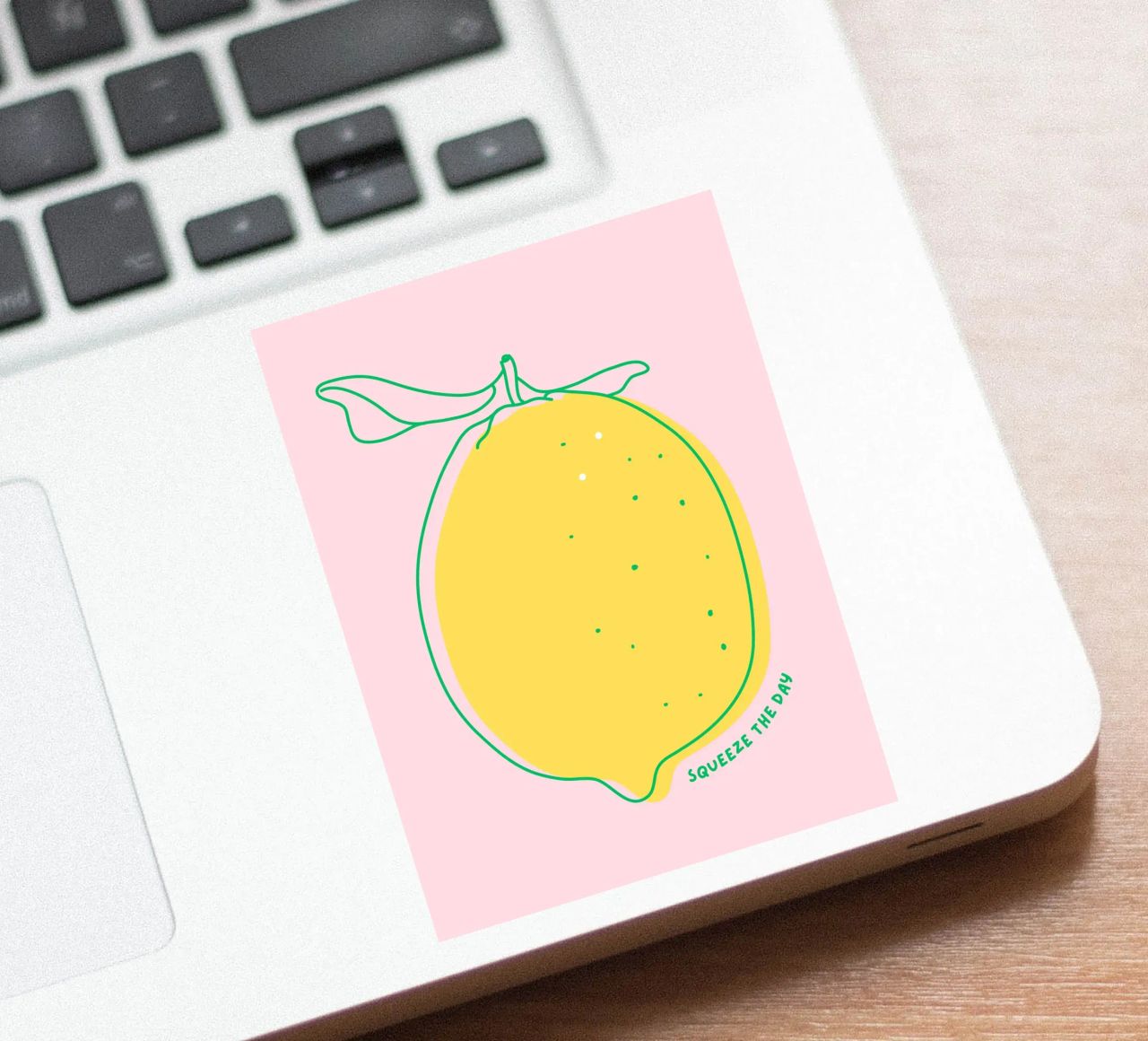 Squeeze the day - Grafische Zitrone adesivo da Ohkimiko