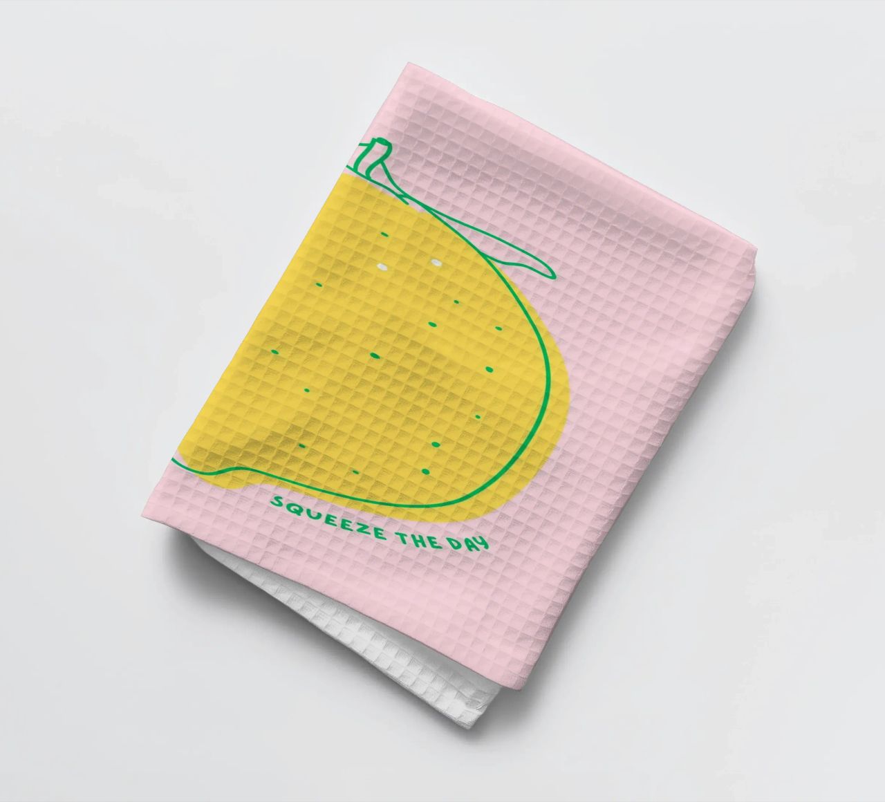 Squeeze the day - Grafische Zitrone canovaccio da cucina da Ohkimiko
