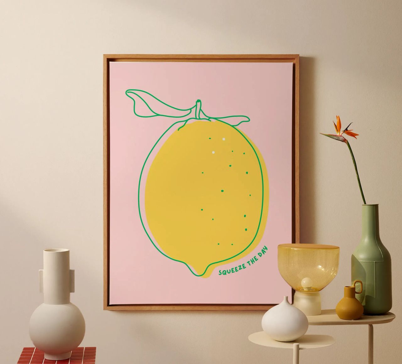 Squeeze the day - Grafische Zitrone tela da Ohkimiko