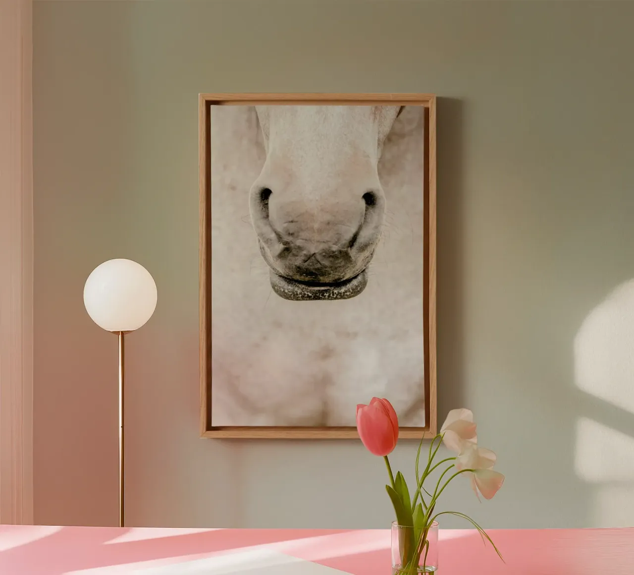 On The Nose canvas by Victoria Frost