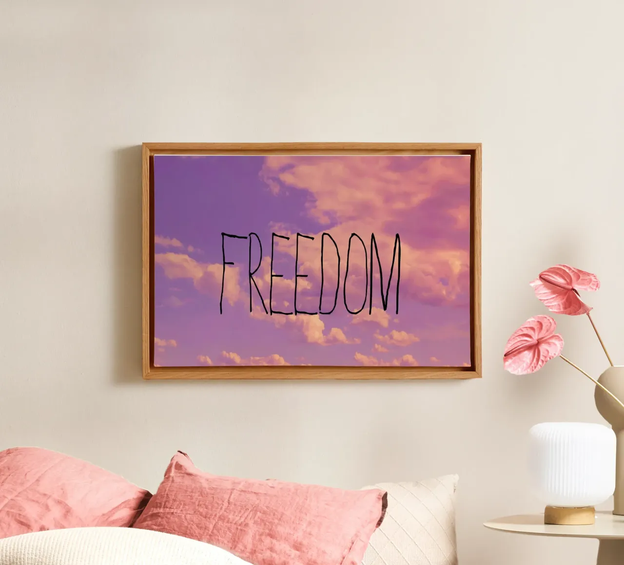 Freedom canvas by Vintage Skies