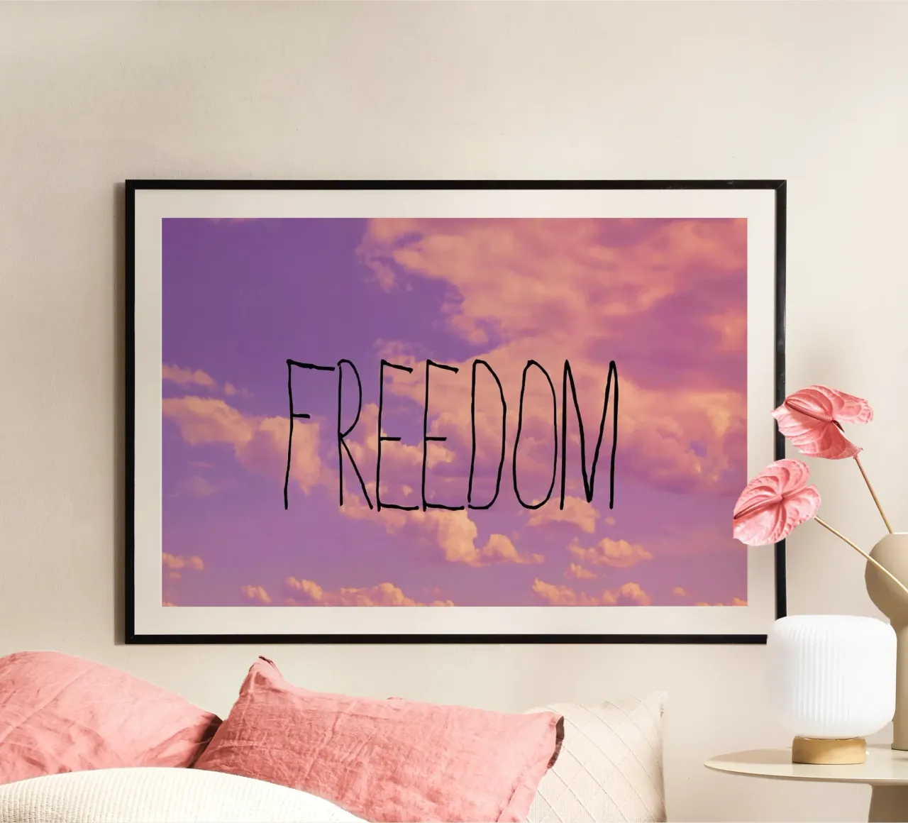 Freedom poster by Vintage Skies