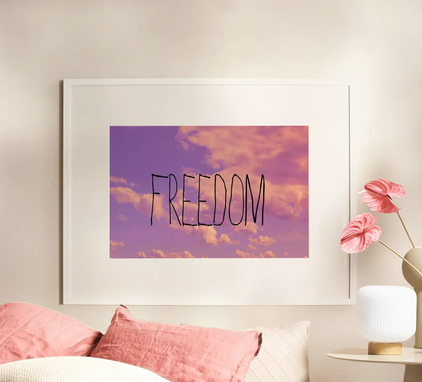 Freedom poster by Vintage Skies