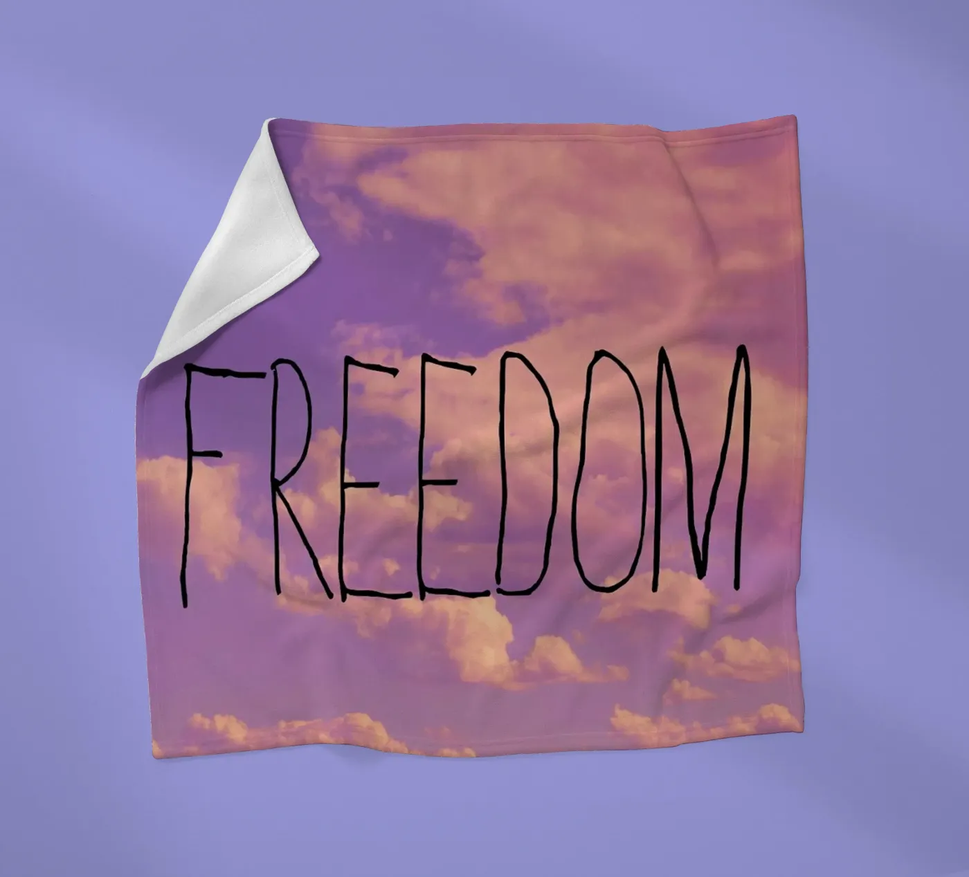 Freedom Fleecedecke von Vintage Skies