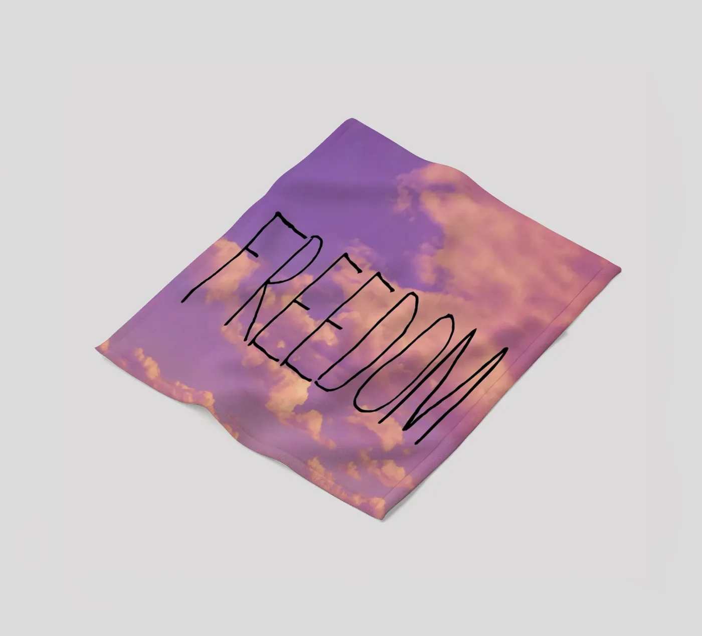 Freedom Fleecedecke von Vintage Skies