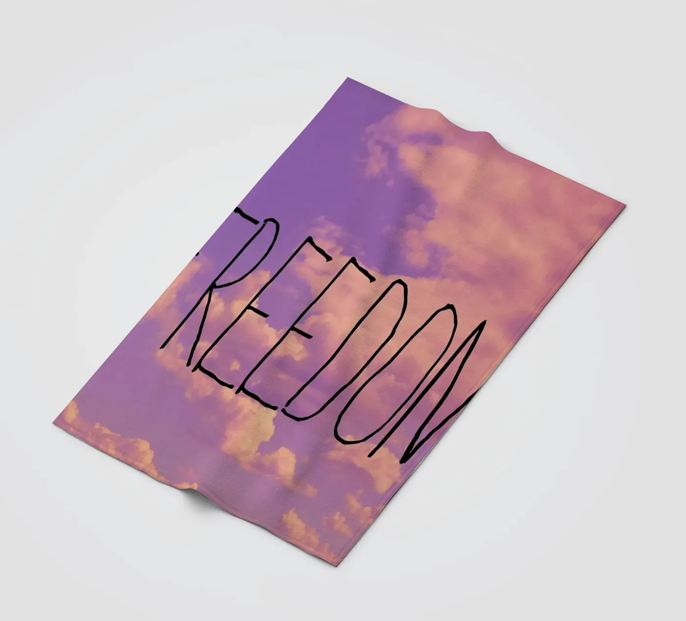 Freedom Fleecedecke von Vintage Skies