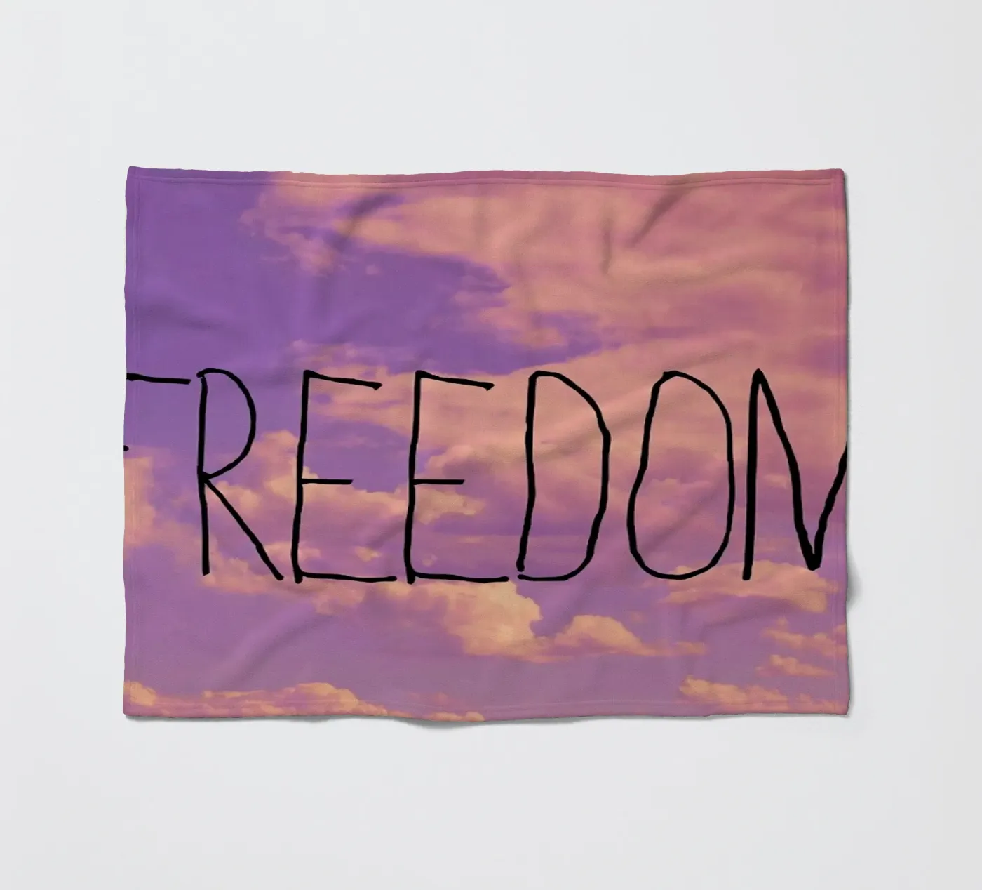 Freedom Fleecedecke von Vintage Skies