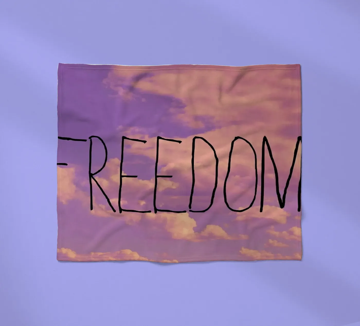 Freedom Fleecedecke von Vintage Skies