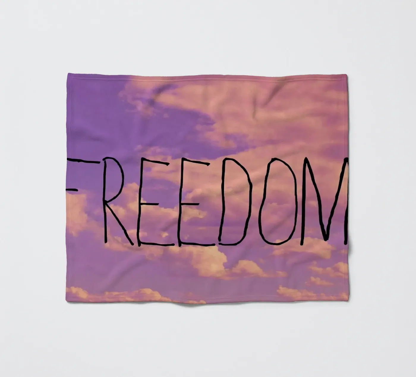Freedom Fleecedecke von Vintage Skies