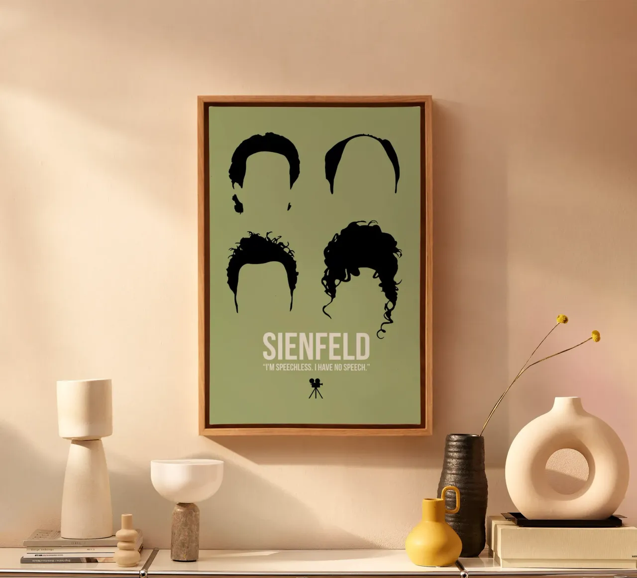 Sienfield tela con Cornice a cassetta da Naxart