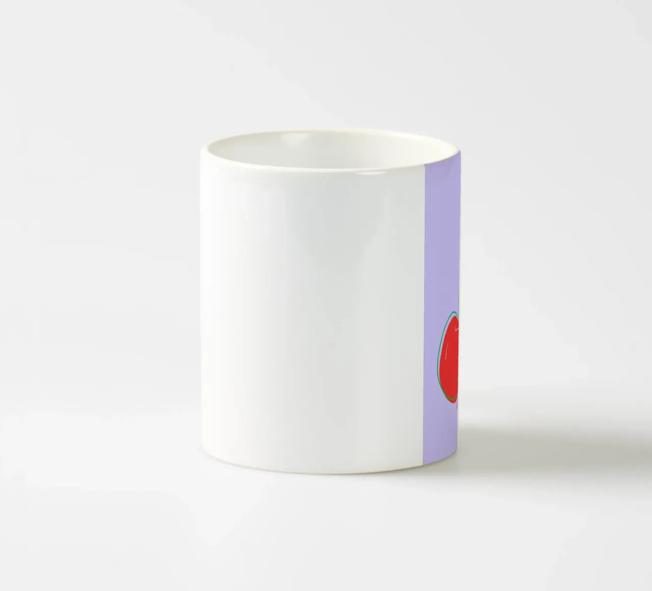 Cheerio - Grafische Kirsche in Knallfarben tazza in ceramica da Ohkimiko