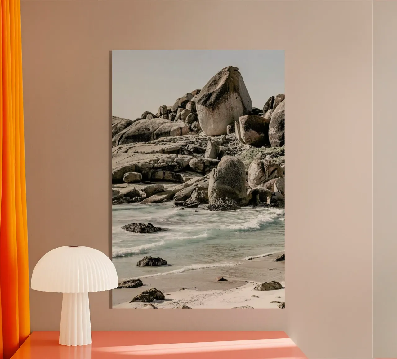 Champagne Beach plexiglass da Shot By Clint