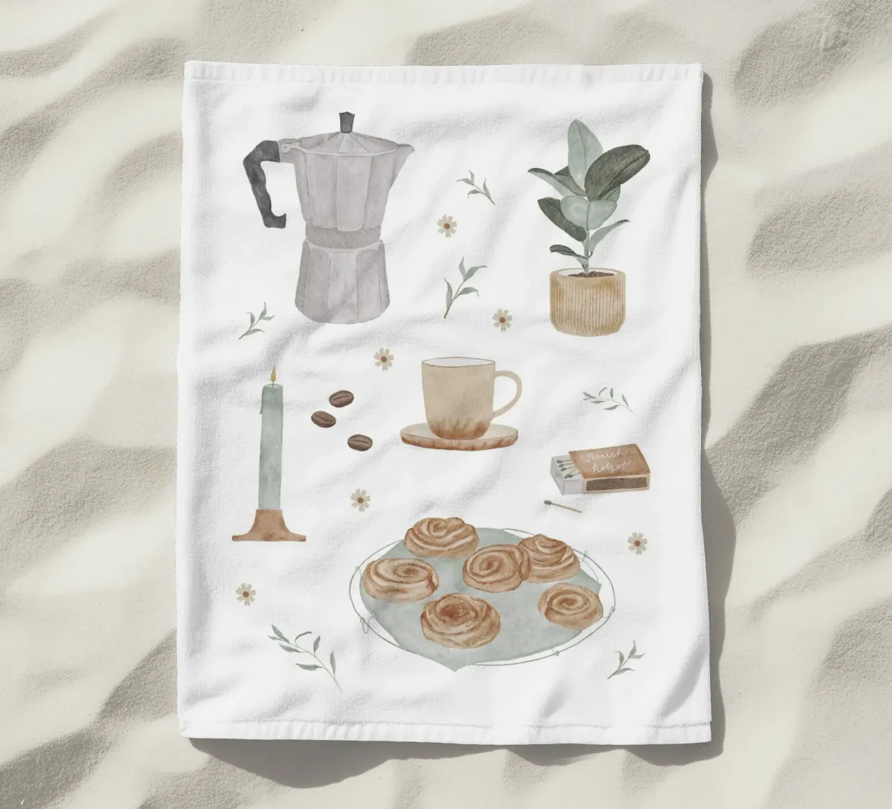 Kaffeezeit telo mare da herzundpapier