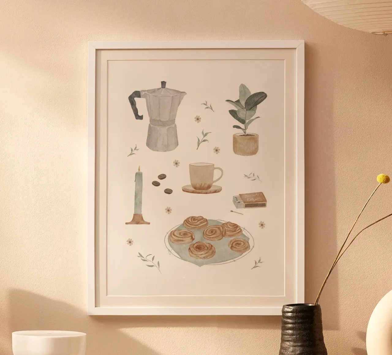 Kaffeezeit poster da herzundpapier