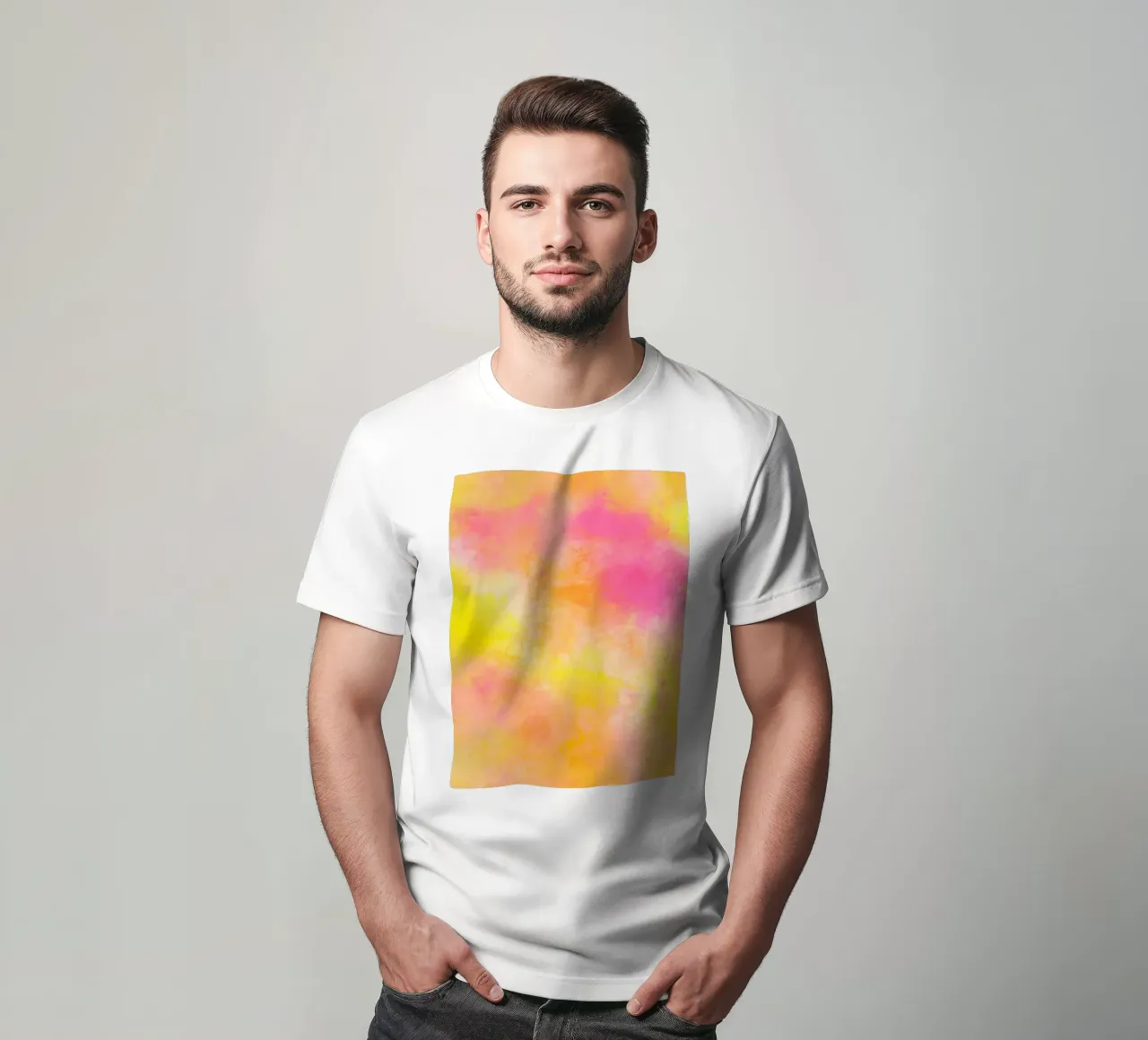 Abstrakte Farbfreude - Soft Joy t-shirt da Petra Lang