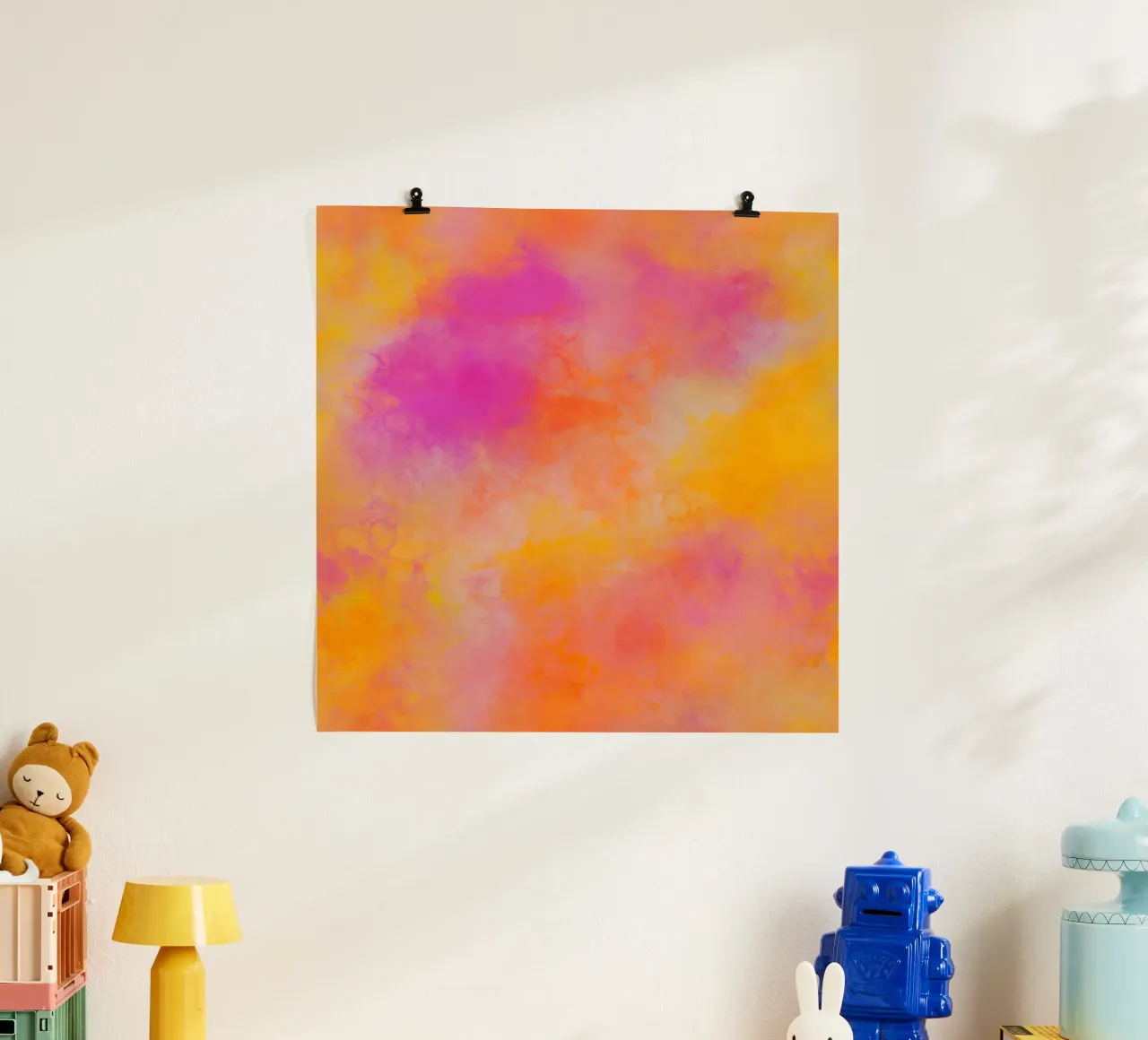 Abstrakte Farbfreude - Vivid Joy poster by Petra Lang