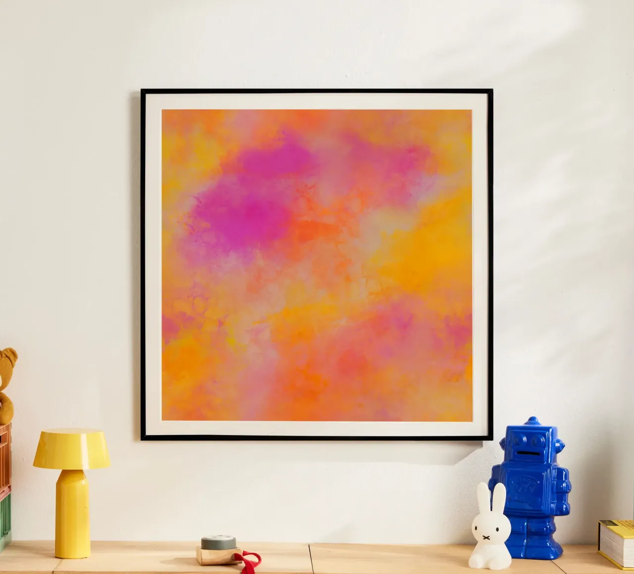 Abstrakte Farbfreude - Vivid Joy poster by Petra Lang
