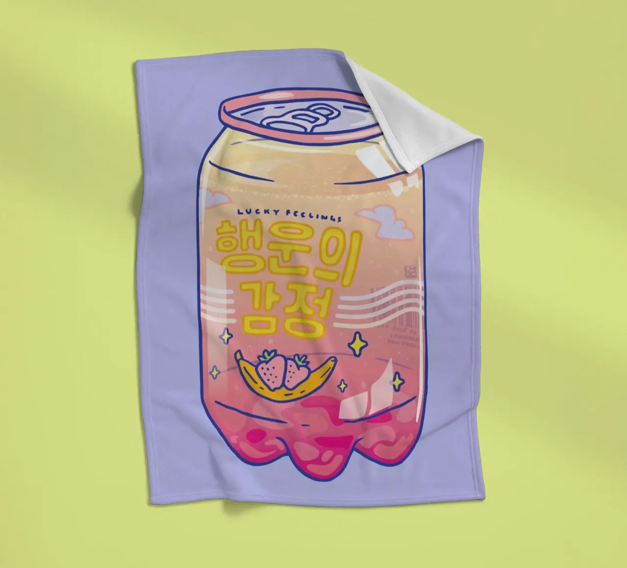 Lucky Feelings coperta in pile da Laura O'Connor