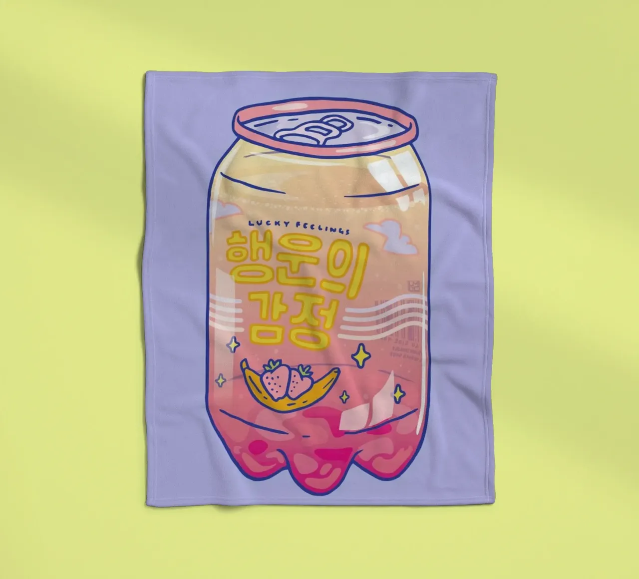Lucky Feelings coperta in pile da Laura O'Connor