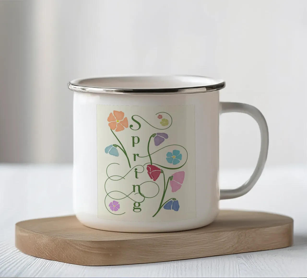 Deco Spring tazza in smalto da designdn