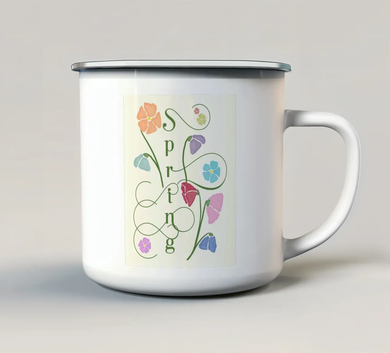 Deco Spring tazza in smalto da designdn