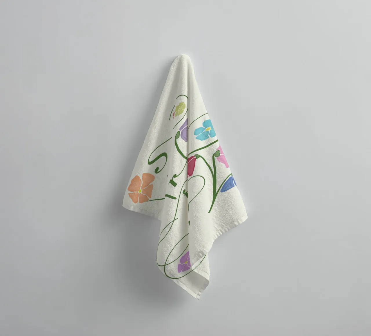 Deco Spring towel by designdn