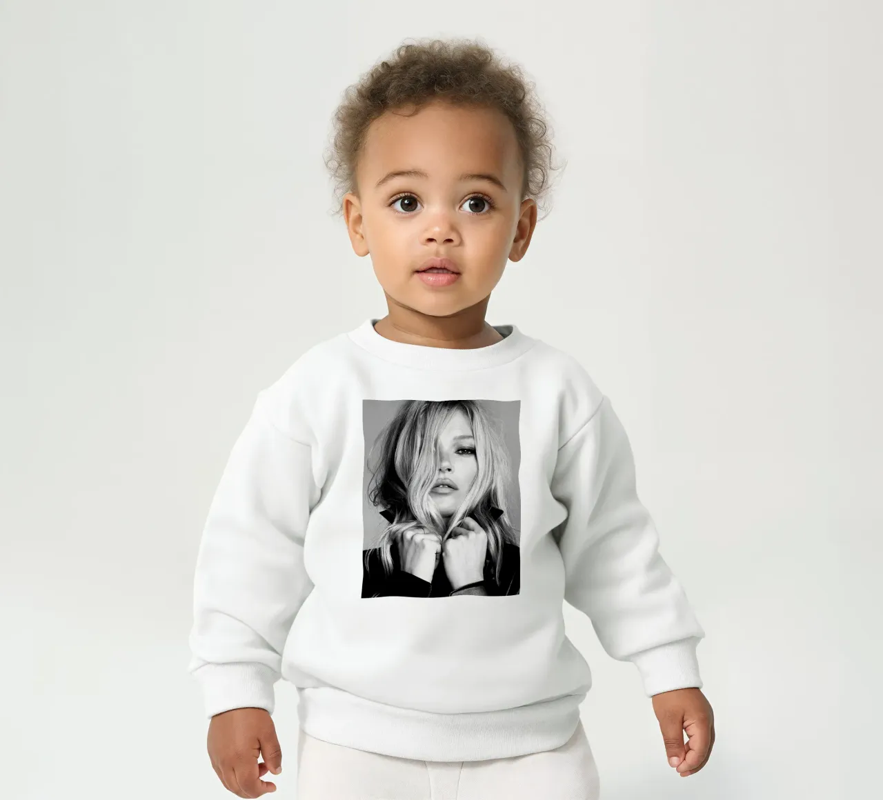 Ragazza alla moda felpa neonato da Alex happy shop