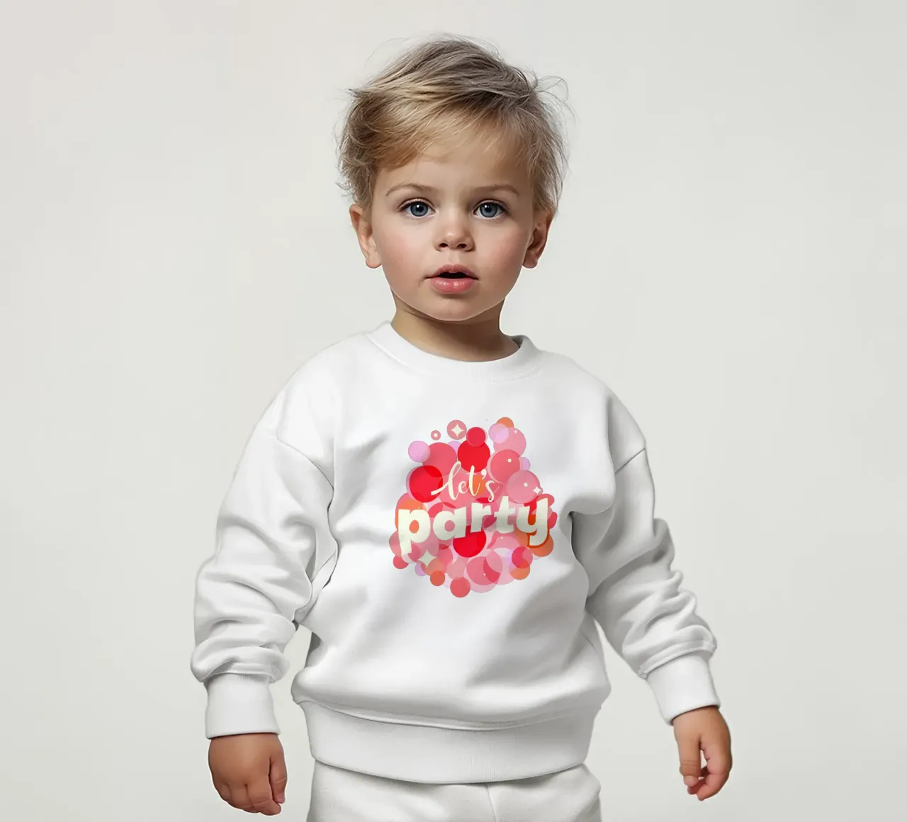 Rosa Konfetti Vibes - Let's Party drucken Baby Sweatshirt von showmemars