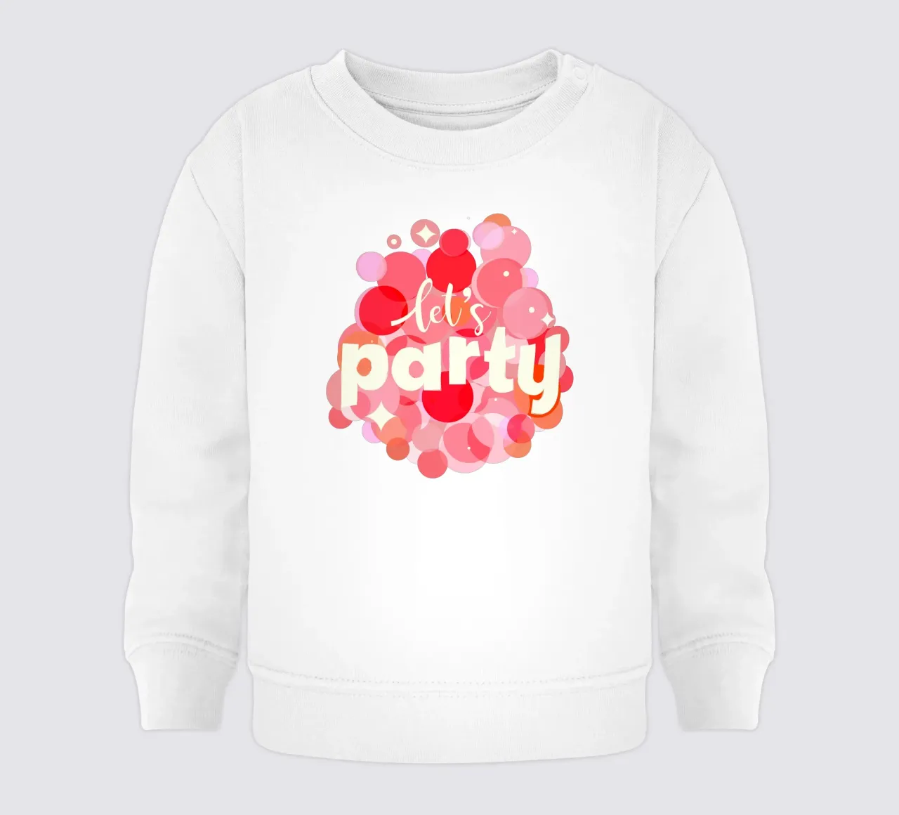 Rosa Konfetti Vibes - Let's Party drucken Baby Sweatshirt von showmemars