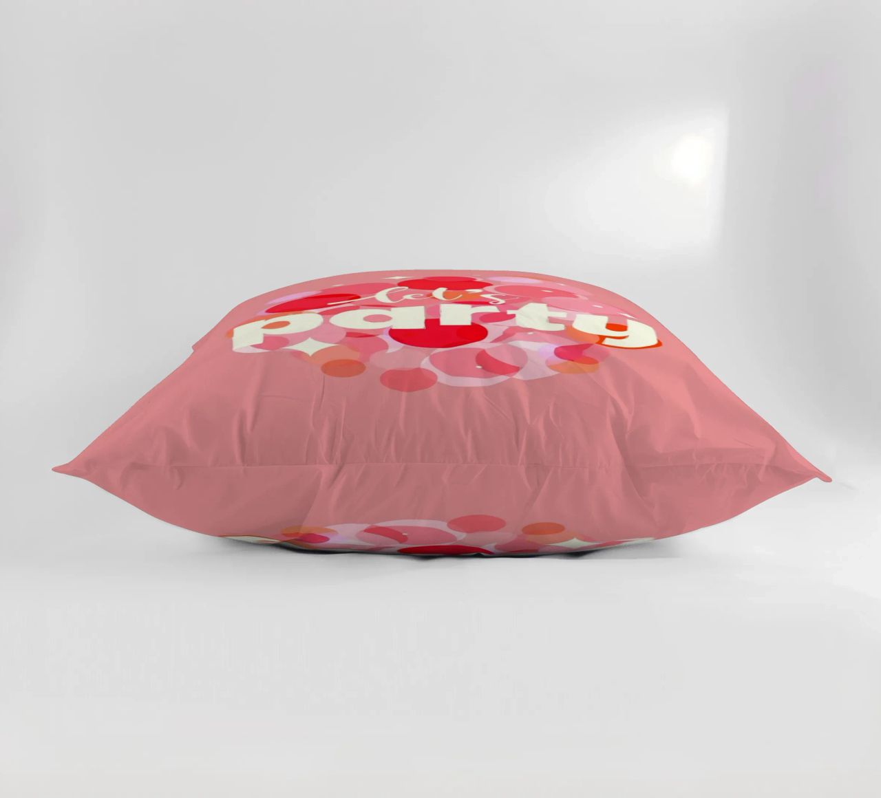 Pink Confetti Vibes – Let’s Party Print cuscino da showmemars