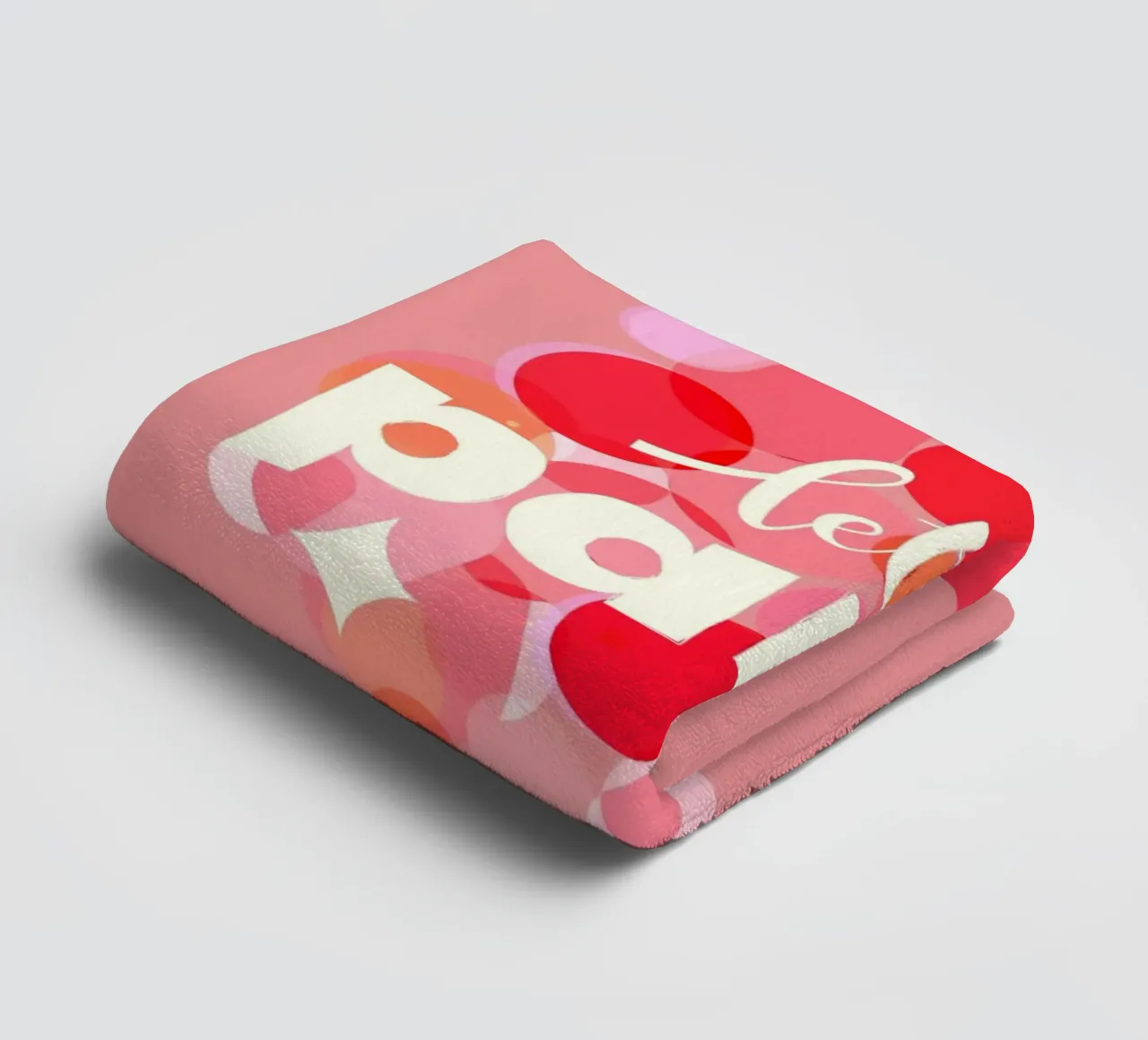 Pink Confetti Vibes - Let's Party Print towel by showmemars