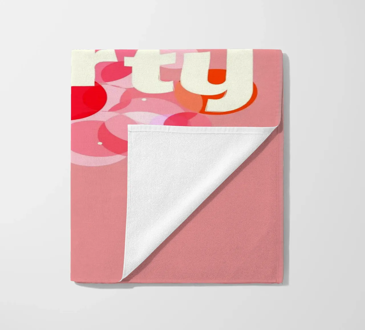 Pink Confetti Vibes – Let’s Party Print telo mare da showmemars