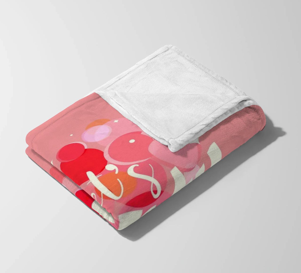 Pink Confetti Vibes – Let’s Party Print coperta in pile da showmemars